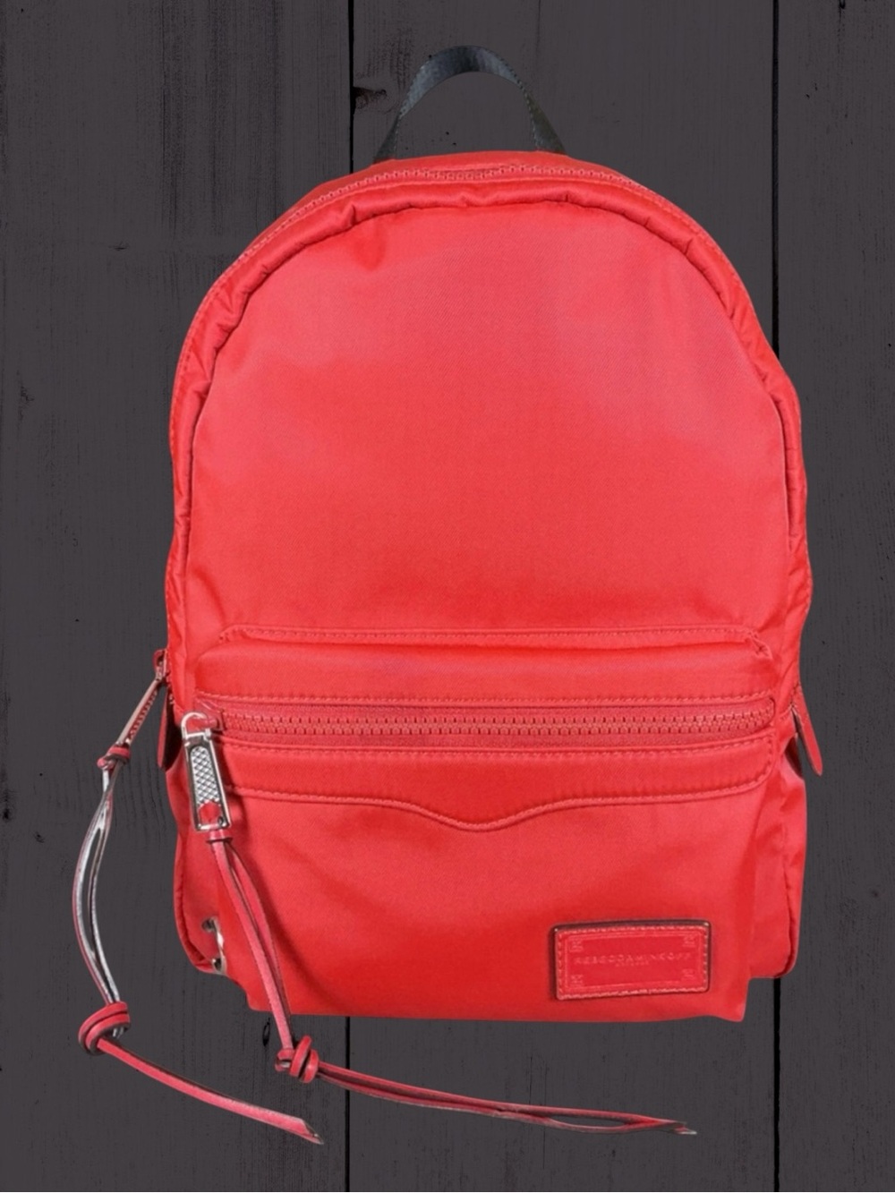 Rebecca Minkoff Backpack Red Nylon Gorpcore Utility Minimalist Streetwear NWT